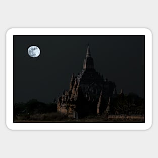 Bagan by Night. Sticker